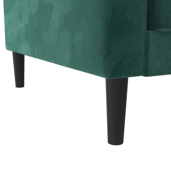 DHP Farnsworth Futon, Green Velvet - Image 5