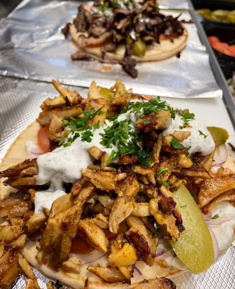 Anwars Kitchen Chicken Beef Shawarma Pita 768x941