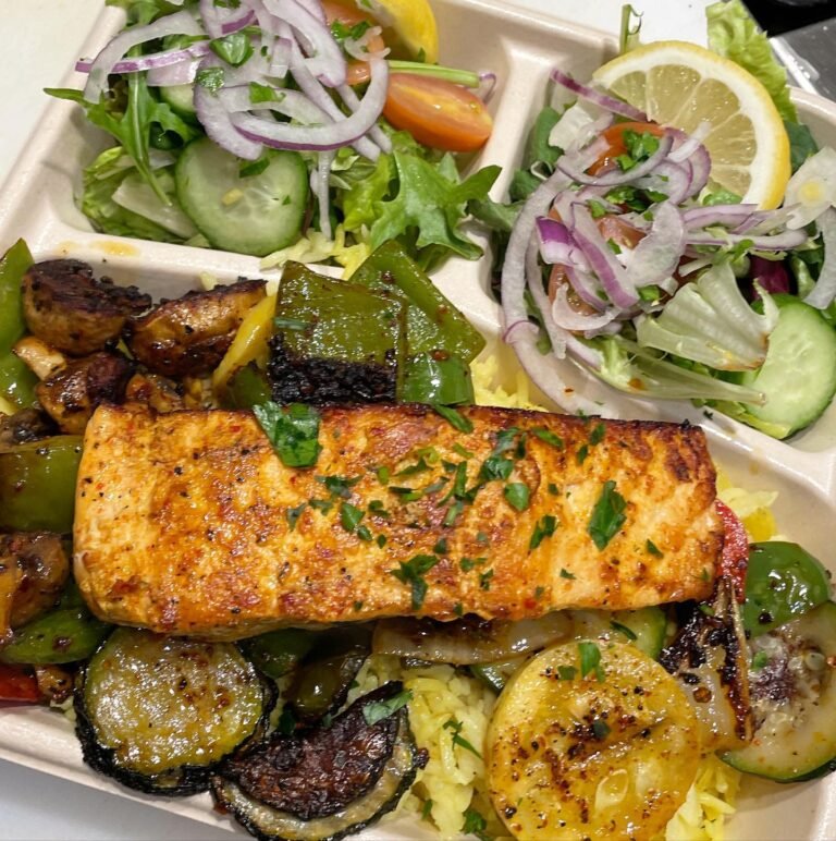 Anwars Kitchen Grilled Salmon Plate 768x772