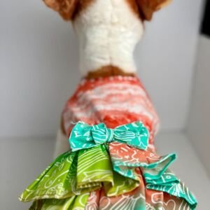 Handmade Cotton Small Dog Dress – Unique Puppy Outfit
