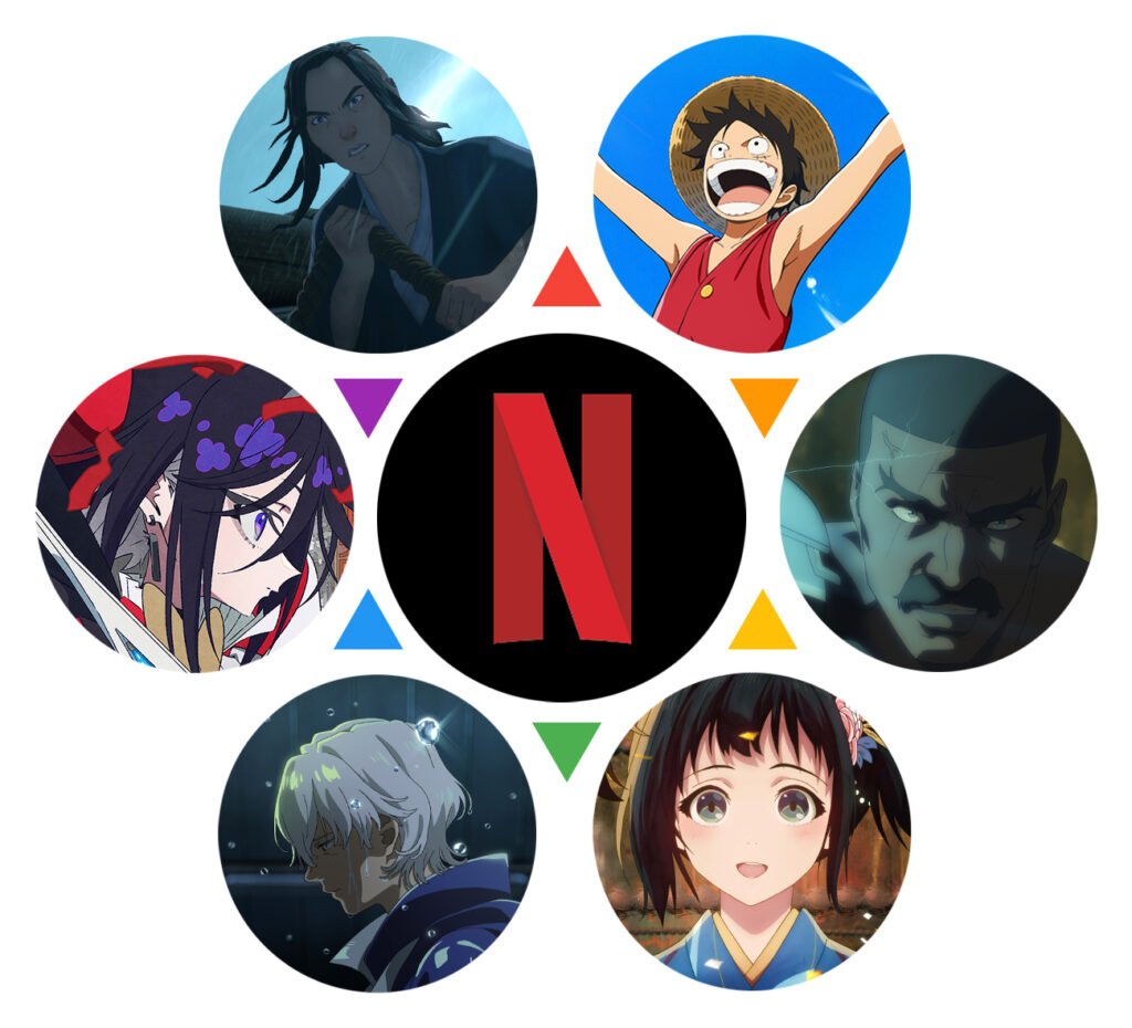 Official Netflix anime slate collage unveiled at Annecy 2026